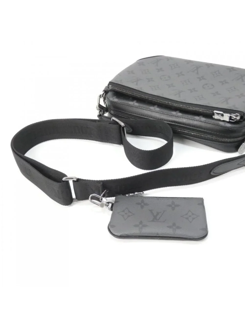 Louis Vuitton Monogram Eclipse Reverse Trio Messenger Shoulder